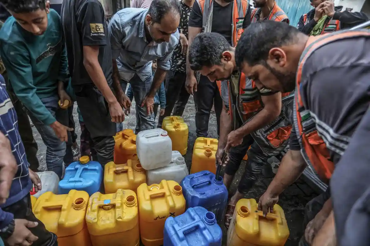 2 поставщика воды на юге сектора Газа прекратили работу