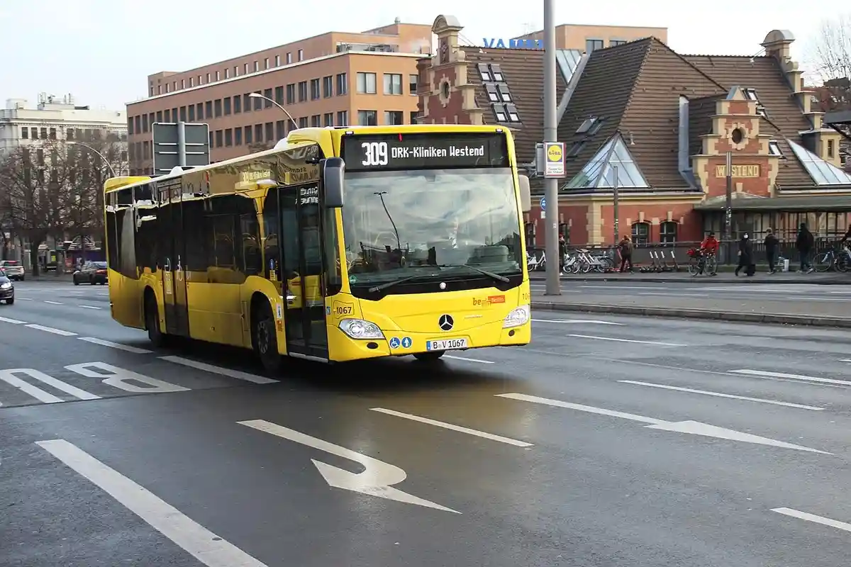 Движение автобусов в Берлине
