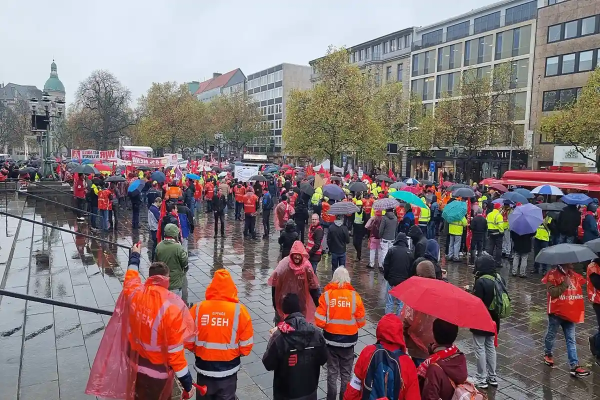 В Германии сейчас забастовки. Фото: Bernd Schwabe in Hannover, CC BY-SA 4.0 / Wikimedia Commons