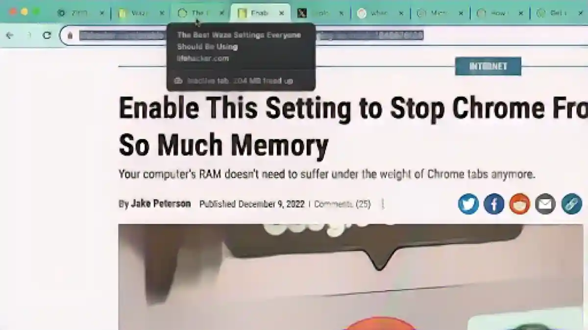 Сколько оперативной памяти использует вкладка Chrome