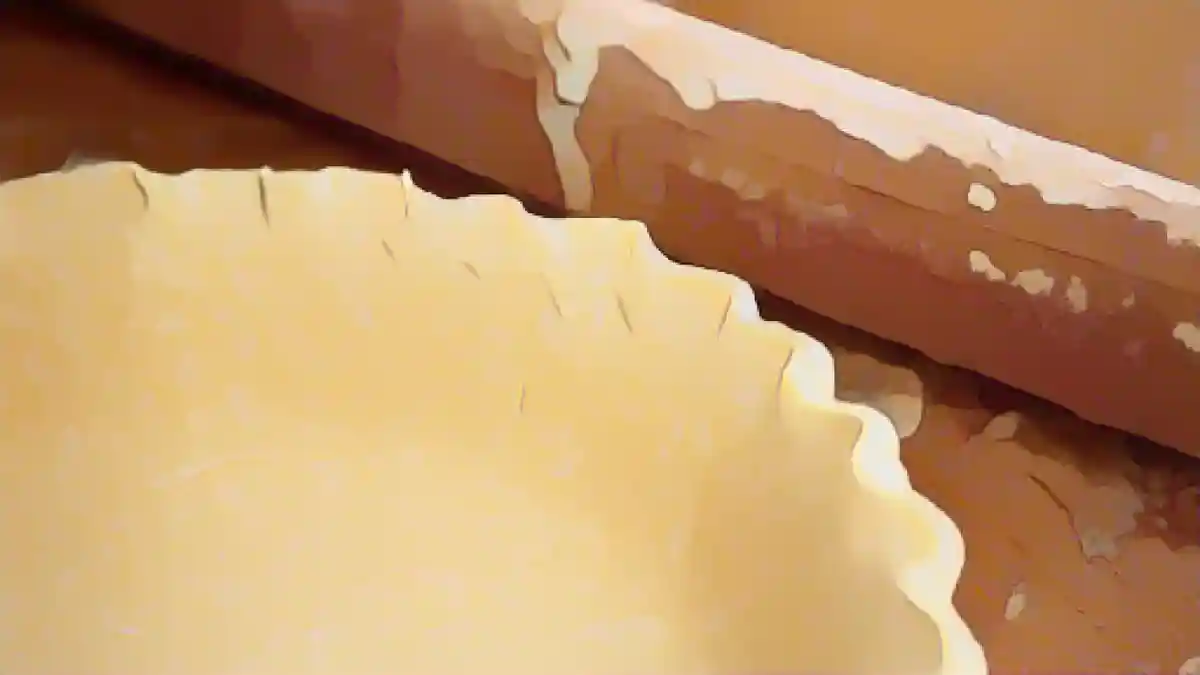 Корж для пирога рядом со скалкой.:Как испечь корж для пирога вслепую (потому что это необходимо)