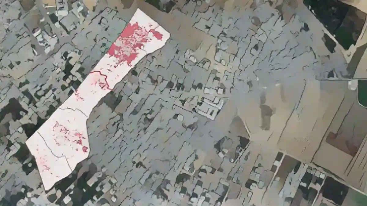 На спутниковом снимке, сделанном компанией Maxar, видны разрушения в городе Бейт-Ханун на севере сектора Газа.:На спутниковом снимке, сделанном компанией Maxar, видны разрушения в городе Бейт-Ханун на севере сектора Газа.