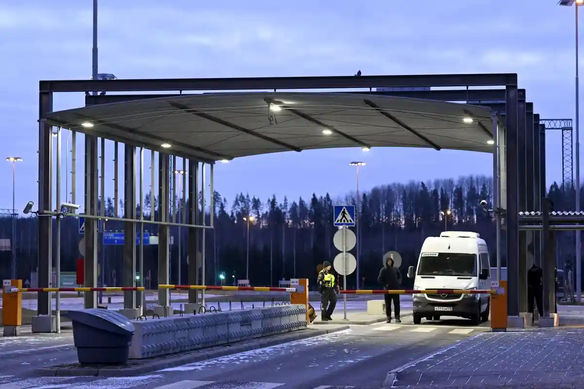 Пограничный пункт:Пограничная станция Нуйямаа между Россией и Финляндией.