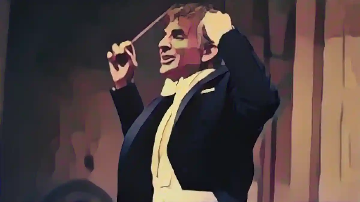 Брэдли Купер в роли страстного дирижера Леонарда Бернстайна:Брэдли Купер в роли страстного дирижера Леонарда Бернстайна.