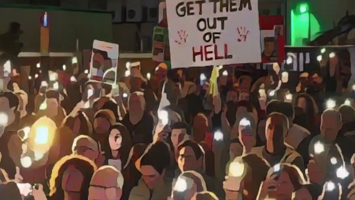 Демонстрация в Тель-Авиве за возвращение заложника:Демонстрация в Тель-Авиве за возвращение заложников
