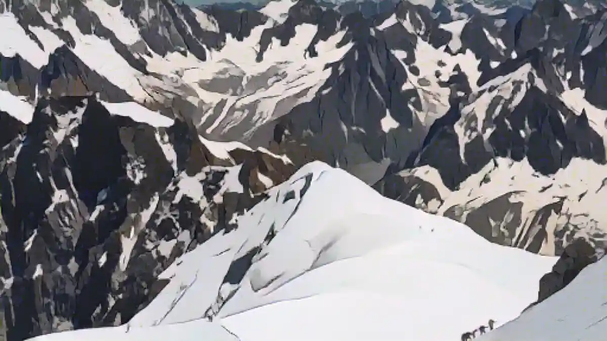 Два лыжника погибли под лавиной на Монблане (архивное изображение 2020 года).:Два лыжника погибли в лавине на Монблане (архивное фото 2020 года) Фото