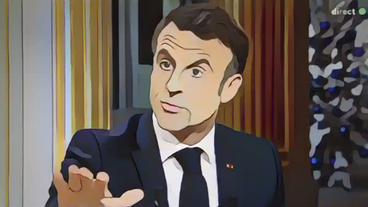 Эммануэль Макрон в интервью французскому телеканалу France 5:Эммануэль Макрон в интервью французскому телеканалу France 5.