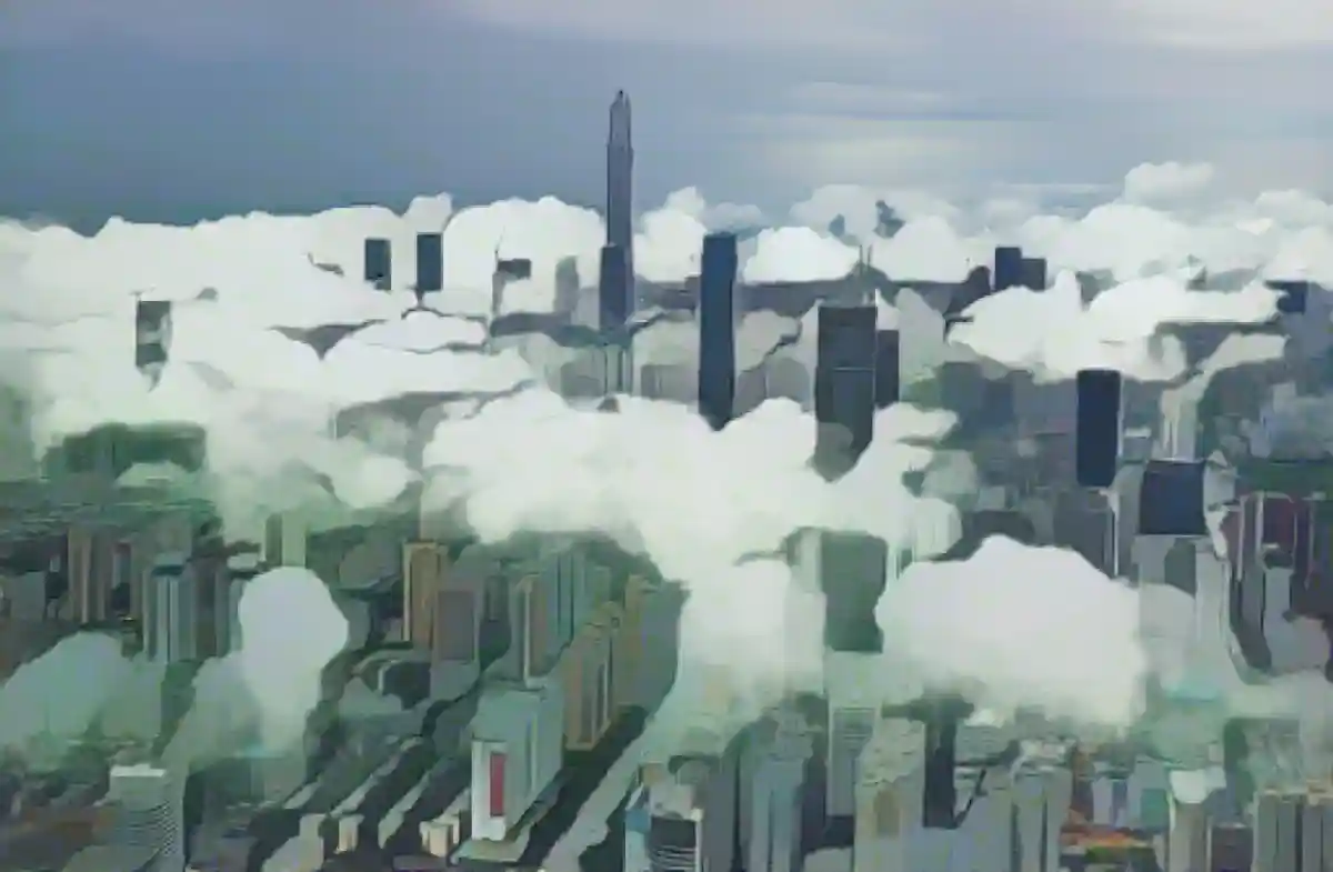 Финансовый центр Ping An, четвертое по высоте здание в мире, возвышается над Шэньчжэнем, где в прошлом году было построено больше небоскребов, чем во всех Соединенных Штатах.:Финансовый центр Ping An, четвертое по высоте здание в мире, возвышается над Шэньчжэнем, где в прошлом году было построено больше небоскребов, чем во всех Соединенных Штатах.