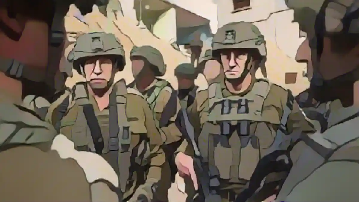 Глава израильской армии Герци Халеви (2 справа).:Начальник израильской армии Герци Халеви (2 справа)