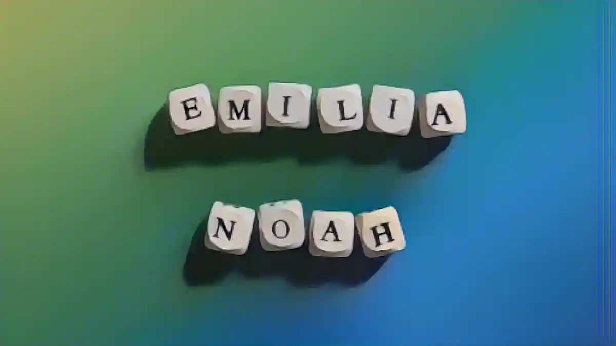 Имена Эмилия и Ной также были очень популярны в этом году.:И снова очень популярны в этом году: имена Эмилия и Ноа. Фото