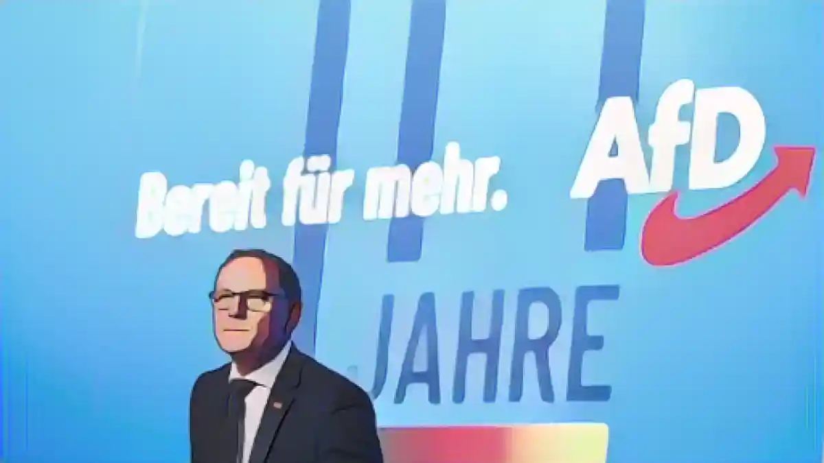 Хрупалла на партийной конференции AfD в Магдебурге в сентябре:Хрупалла на партийной конференции AfD в Магдебурге в сентябре