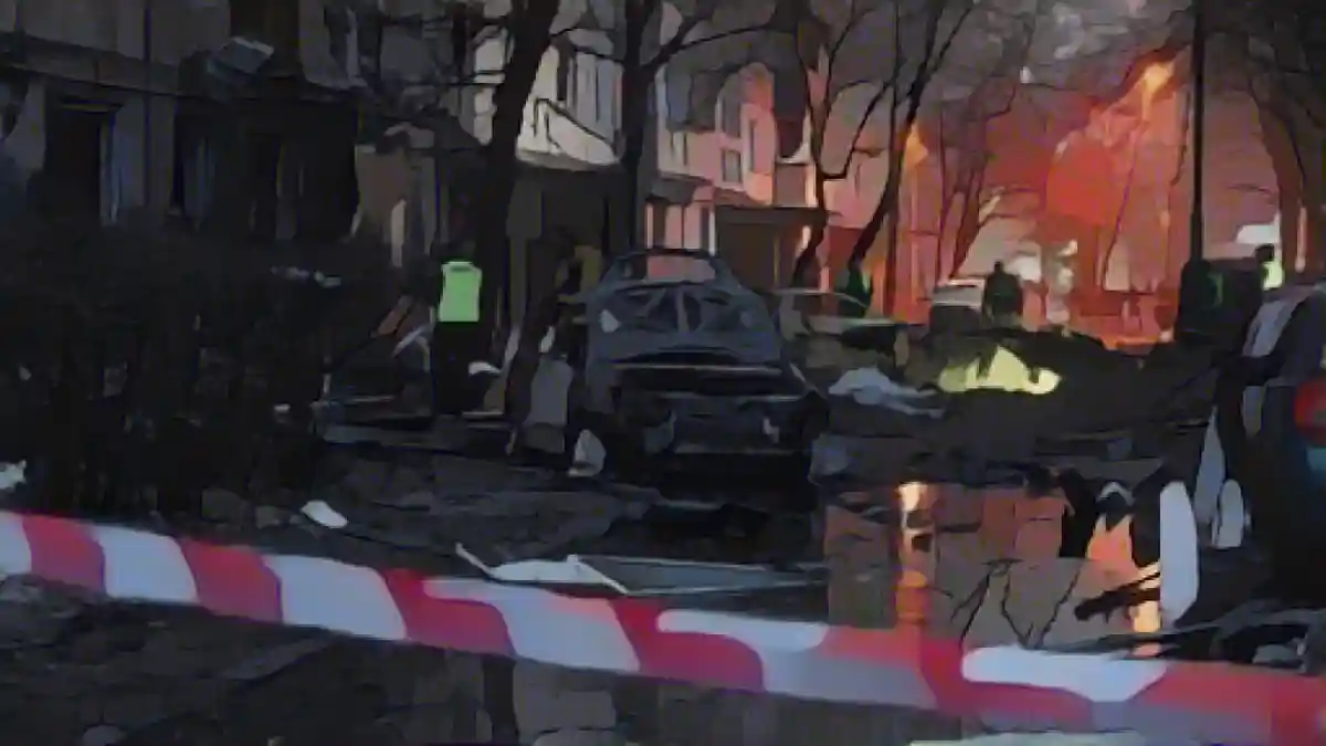 Киев после российской атаки в середине декабря:Киев после российской атаки в середине декабря