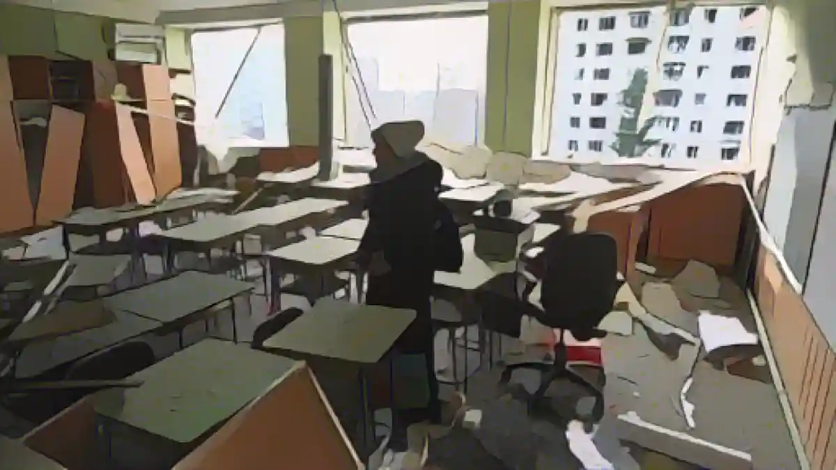 Классная комната в Люи подверглась нападению:Учебный класс во Львове пострадал от нападений