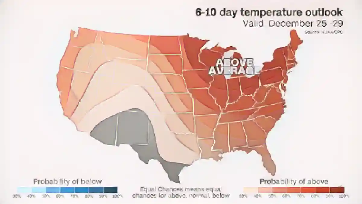 На большей части территории США на Рождество и после него ожидается температура выше средней:На большей части территории США на Рождество и в последующие дни ожидается температура выше средней.