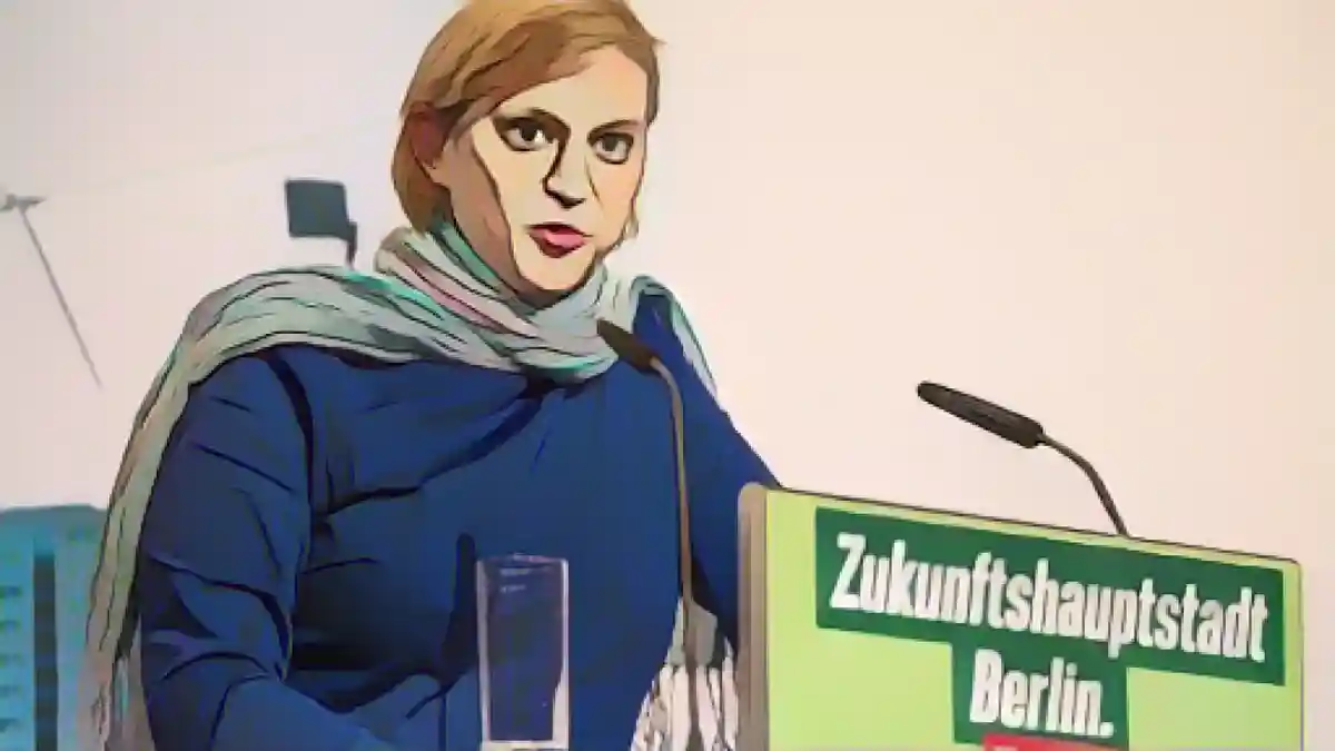 Нина Штар, сопредседатель берлинской партии зеленых.:Нина Штар, сопредседатель берлинской партии зеленых. Фото