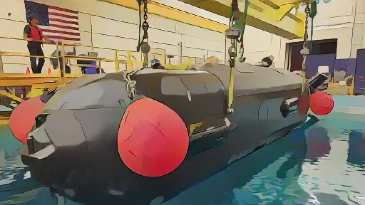 Подводная лодка Boeing XLUUV Orca:Длина автономной подводной лодки составляет 25 метров, а вес - 80 тонн.