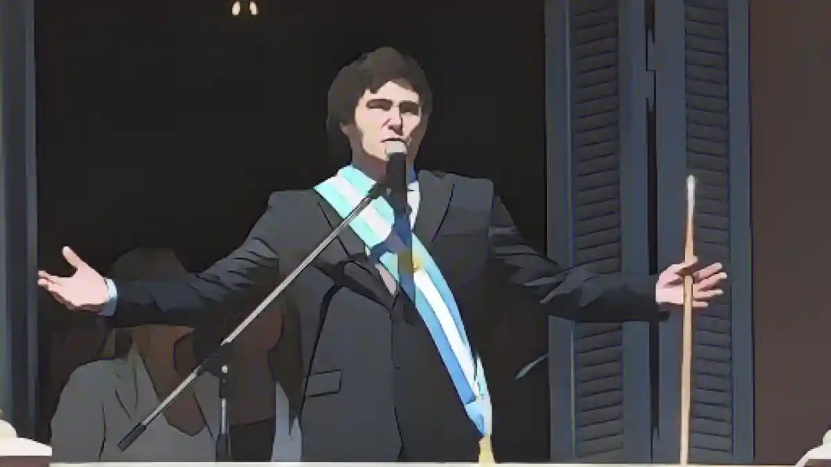 Президент Аргентины Хавьер Милей во время выступления:Членство в БРИКС больше не является вариантом для президента Аргентины Хавьера Милея