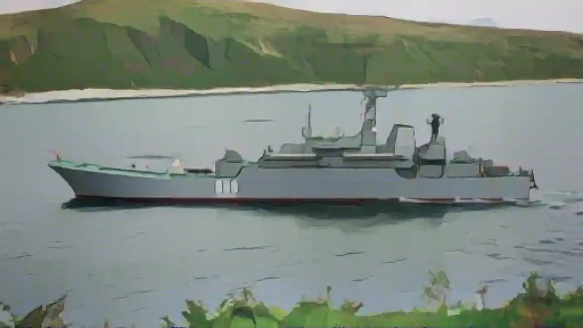 Российский десантный корабль в районе Владивостока 201:Российский десантный корабль в районе Владивостока 2018