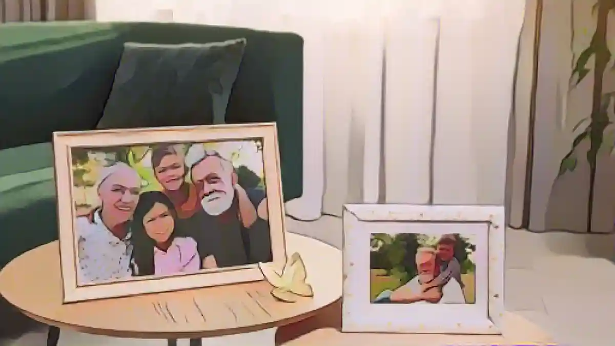 Семейные портреты в рамке в гостиной:Как создать оптимальную обстановку в доме для человека с деменцией