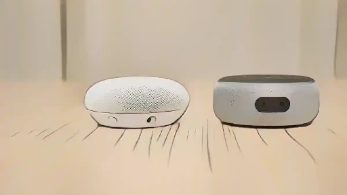 Сравнение между google nest mini и amazon echo dot 3 со спины:Как выбрать между Alexa и Google Assistant