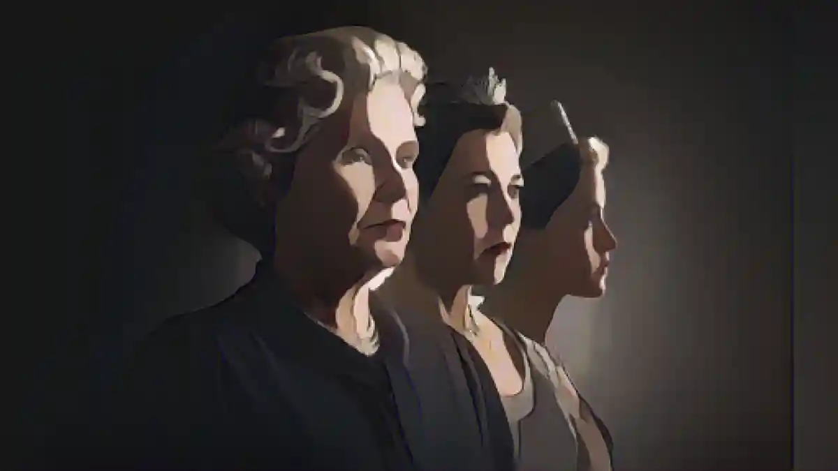 Три королевы одновременно: Имельда Стонтон (слева направо), Оливия Колман и Клэр Фой вместе в финале сериала "Корона":Три королевы сразу: Имельда Стонтон (слева направо), Оливия Колман и Клэр Фой вместе в финале сериала "Корона".