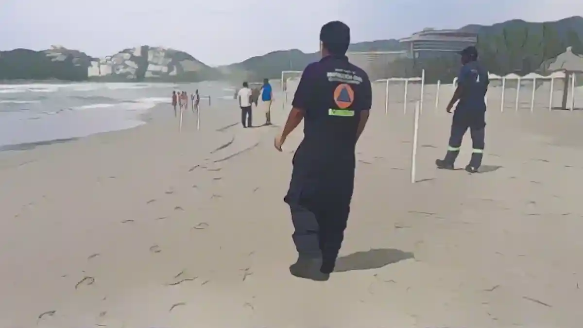 Власти закрыли пляж Кьета после инцидента:После инцидента пляж Кьета был закрыт.
