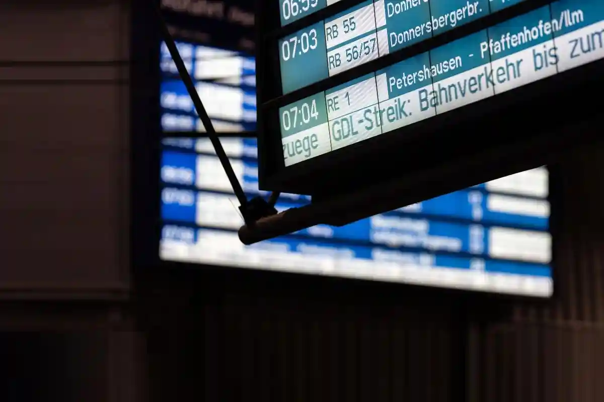 Январские железнодорожные забастовки в Германии