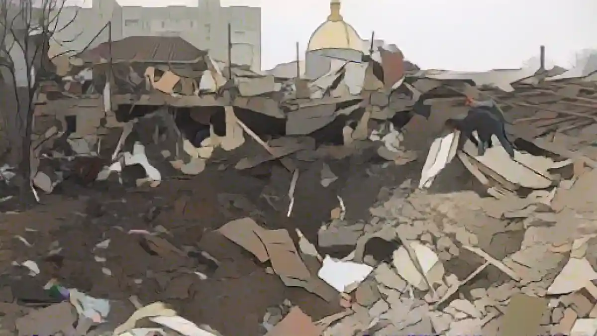 Жилые дома в Одессе лежат в руинах после российских атак.:Жилые дома в Одессе лежат в руинах после российских атак. Фото