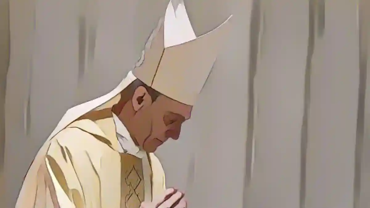 Архиепископ Георг Генсвайн проводит мессу.:Архиепископ Георг Генсвайн проводит мессу. Фото