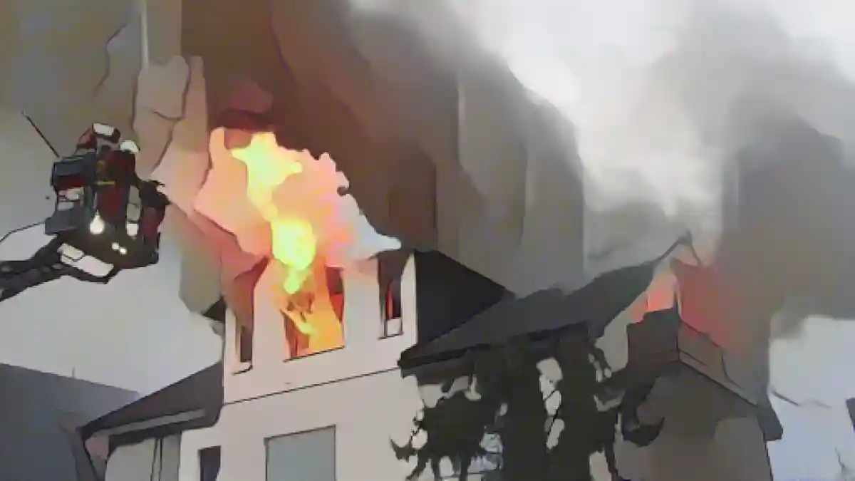 Два человека погибли в результате пожара в жилом доме.:Два человека погибли в результате пожара в жилом доме. Фото