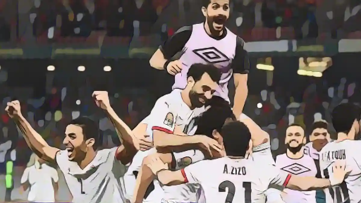 Египет выходит в четвертьфинал после победы в серии пенальти:Египет вышел в четвертьфинал после победы в серии пенальти.