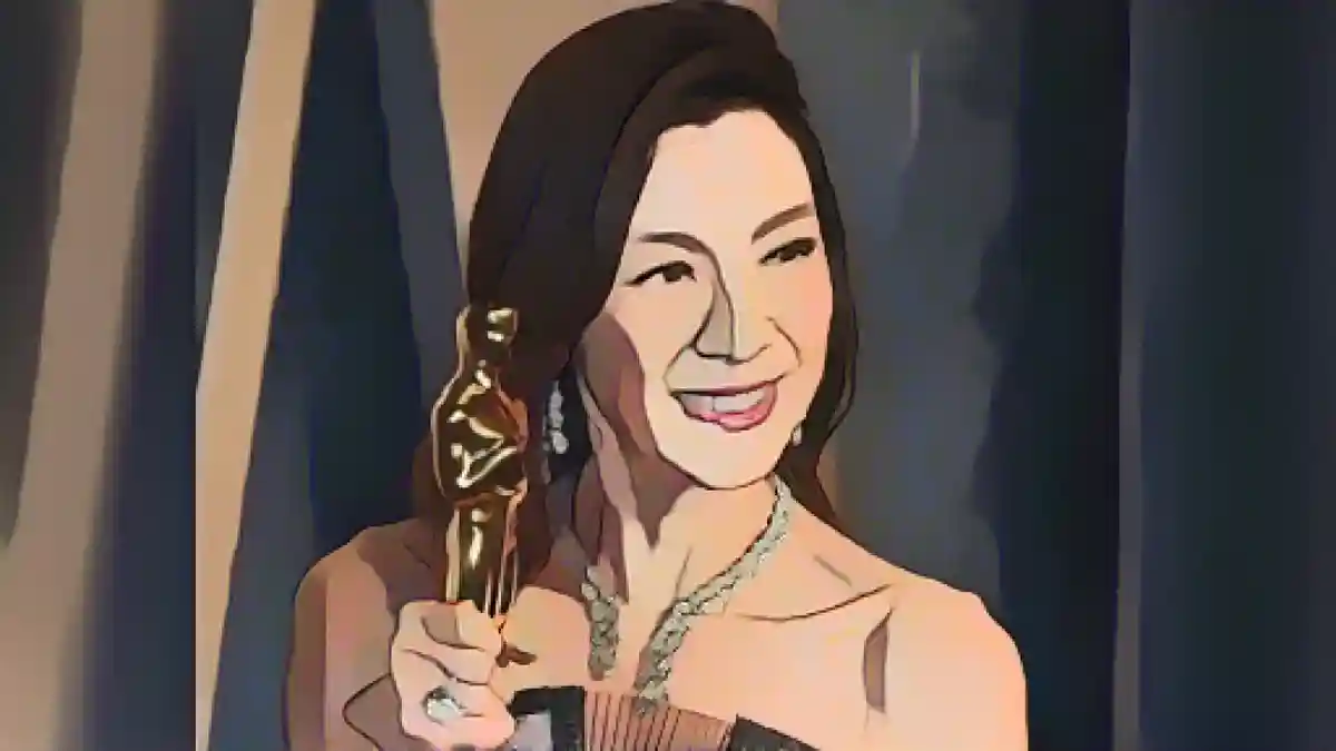 Мишель Йео победила в номинации "Лучшая актриса" на церемонии вручения премии "Оскар" в 2023 году за роль в фильме "Everythin:Мишель Йео победила в номинации "Лучшая актриса" на церемонии "Оскар 2023" за роль в фильме "Все и сразу".