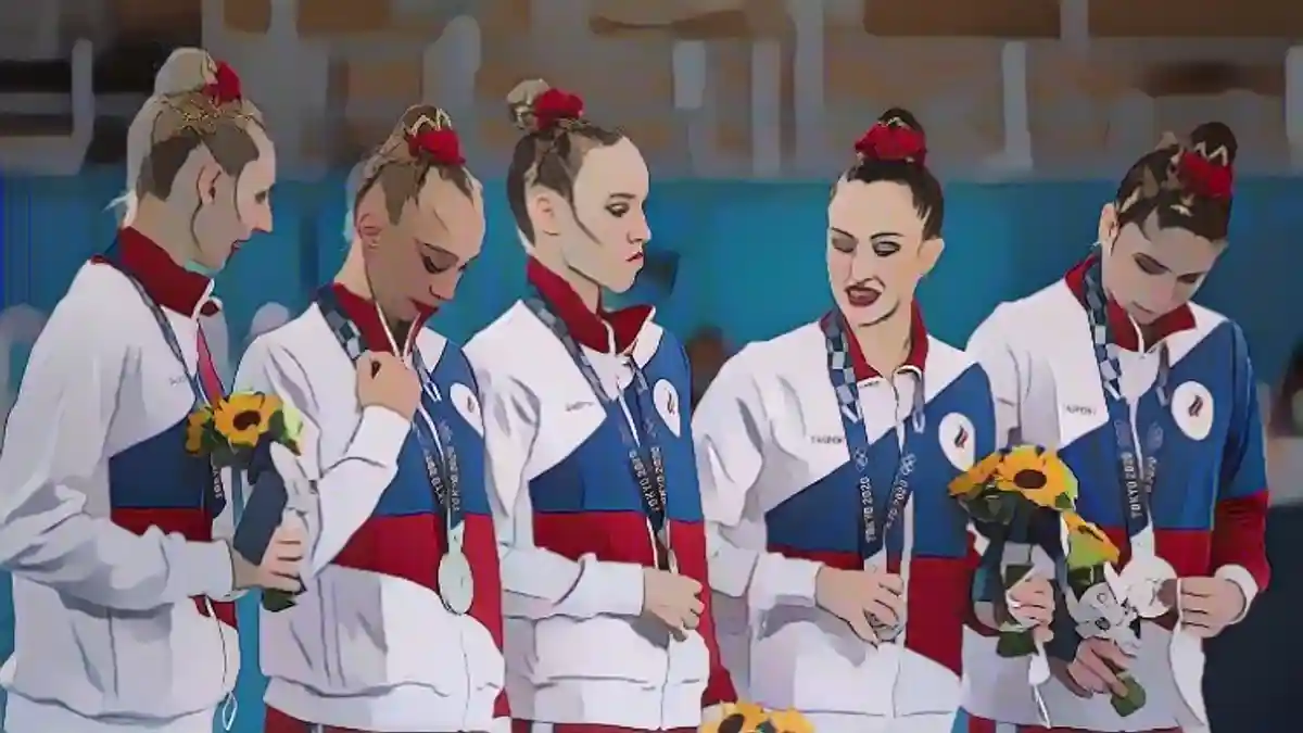 Национальные цвета России были хорошо видны на последних Олимпийских играх:Национальные цвета России были хорошо видны на последних Олимпийских играх.