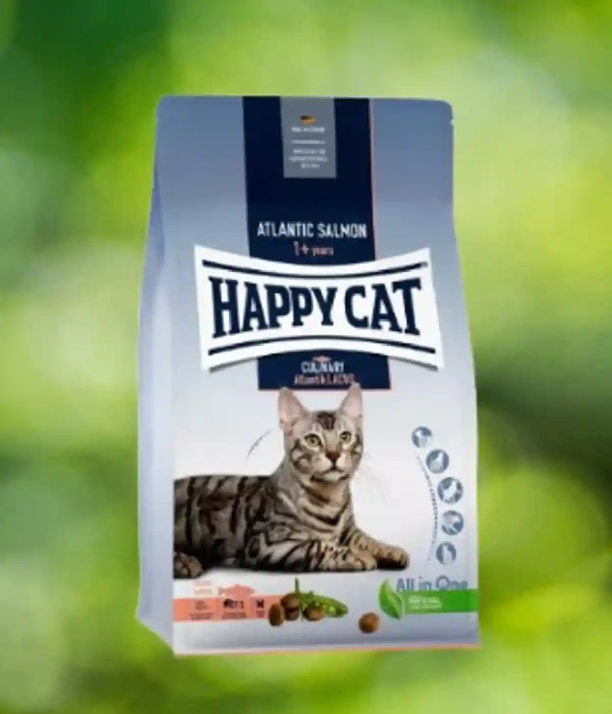 Отзыв корма для кошек в Германии: Happy Cat, кулинарный атлантический лосось. Фото: aussiedlerbote.de