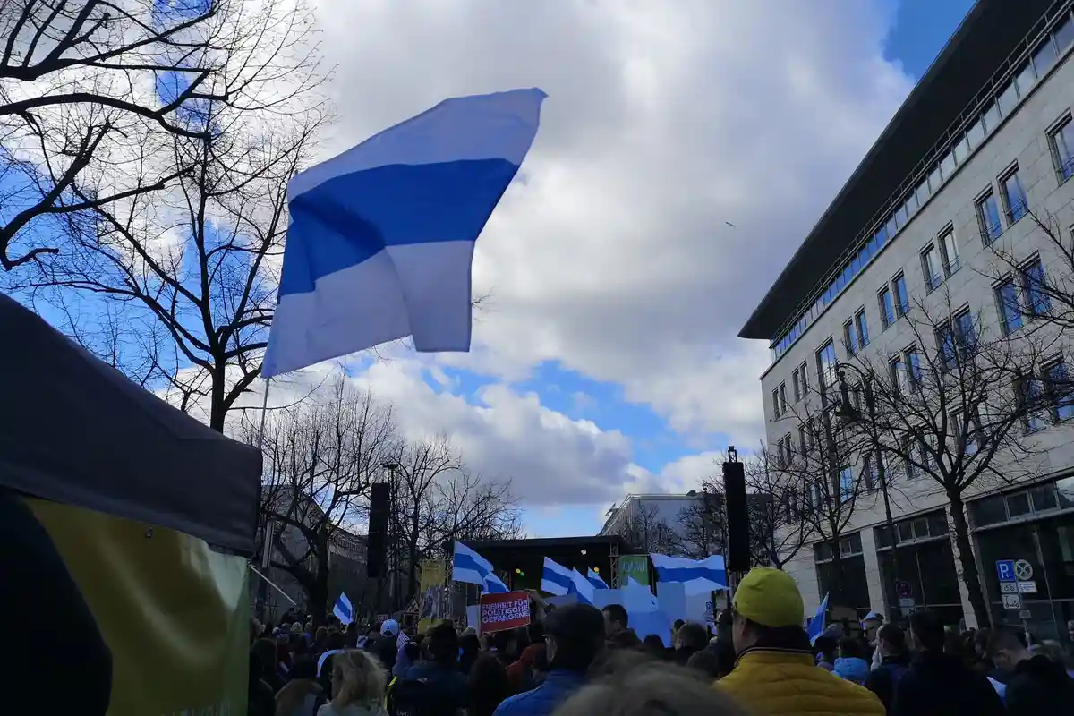Антипутинский митинг в Берлине 17.03.2024